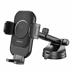 Тримач з бездротовою зарядкою Borofone BH203 wireless fast charging (center console)W Blue Charm - фото Тримач з бездротовою зарядкою Borofone BH203 wireless fast charging (center console)W Blue Charm