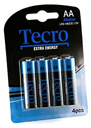 Батарейки Tecro AA (R6) 4шт (LR6-4B(EE)