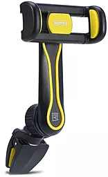 Держатель Remax Air Vent RM-C24 Black / Yellow - фото Держатель Remax Air Vent RM-C24 Black / Yellow