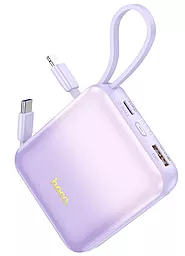 Повербанк Hoco Q23 Blade 10000 mAh 22.5W Purple - фото Повербанк Hoco Q23 Blade 10000 mAh 22.5W Purple