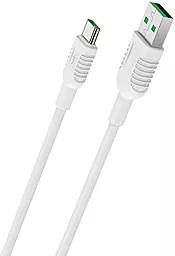Кабель USB PD Borofone BX33 silicone 25w 5a USB - Type-C cable White