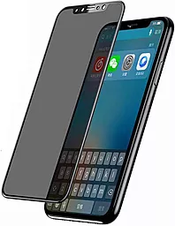 Защитное стекло BeCover Anti-spying Apple iPhone X, iPhone XS, iPhone 11 Pro Black (704528)