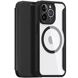 Чехол Dux Ducis Skin X Pro with MagSafe для Apple iPhone 15 Pro Black - фото Чехол Dux Ducis Skin X Pro with MagSafe для Apple iPhone 15 Pro Black