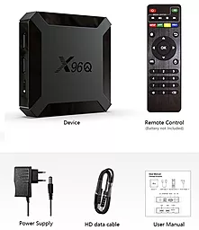 Смарт приставка Android TV Box X96Q 1/8 GB - миниатюра 6