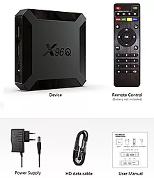 Смарт приставка Android TV Box X96Q 1/8 GB - миниатюра 6 Смарт приставка Android TV Box X96Q 1/8 GB - миниатюра 6