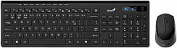 Комплект (клавиатура+мышка) Genius SlimStar 8230 Wireless Black (31340015424) - фото Комплект (клавиатура+мышка) Genius SlimStar 8230 Wireless Black (31340015424)