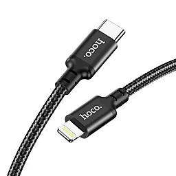 USB PD Кабель Hoco X14 Double speed 20W 3M USB Type-C - Lightning Cable Black