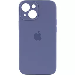 Чохол Silicone Case Full Camera for Apple IPhone 14 Lavender Grey