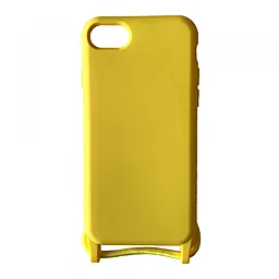 Чехол Wave Crossbody Transparent Apple iPhone 7, iPhone 8, iPhone SE 2020 Yellow