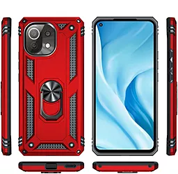 Чохол BeCover Military для Xiaomi Mi 11 Lite, Mi 11 Lite 5G Red (706644)