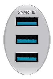Автомобильное зарядное устройство Marakoko Car Charger 3 USB 2.4A White (MAC2) - миниатюра 2