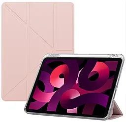 Чехол для планшета BeCover Ultra Slim Origami Transparent для Apple iPad Air 11" M4 2026 Pink (715185) - фото Чехол для планшета BeCover Ultra Slim Origami Transparent для Apple iPad Air 11" M4 2026 Pink (715185)