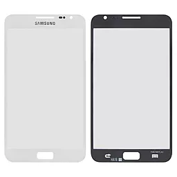 Корпусне скло дисплея Samsung Galaxy Note I9220, N7000 White
