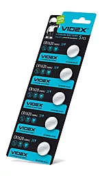 Батарейки Videx CR1620 5шт 3 V