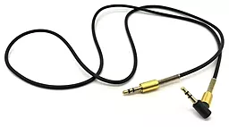 Аудио кабель Gelius L-shaped AUX mini Jack 3.5mm M/M Cable 1 м black - миниатюра 3