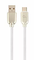 USB Кабель Cablexpert Premium 2m 2.1a USB Type-C Cable White (CC-USB2R-AMCM-2M-W)
