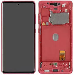 Дисплей Samsung Galaxy S20 FE G780, S20 FE G781 5G с тачскрином и рамкой, оригинал, Red - фото Дисплей Samsung Galaxy S20 FE G780, S20 FE G781 5G с тачскрином и рамкой, оригинал, Red