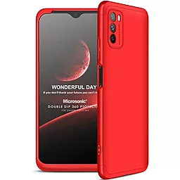 Чехол LikGus GKK 360 градусов (opp) для Xiaomi Poco M3 Красный