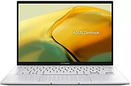 Ноутбук ASUS ZenBook 14 UX3402VA Foggy Silver (UX3402VA-KP783, 90NB10G6-M017J0) - фото Ноутбук ASUS ZenBook 14 UX3402VA Foggy Silver (UX3402VA-KP783, 90NB10G6-M017J0)