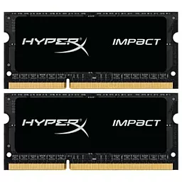 Оперативна пам'ять для ноутбука HyperX 16GB (2x8GB) SO-DIMM DDR3L 1866MHz Impact (HX318LS11IBK2/16)