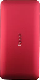Повербанк Recci RN-10000 Noble 10000 mAh Red