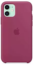 Чехол Apple Silicone Case 1:1 iPhone 11 Pomegranate