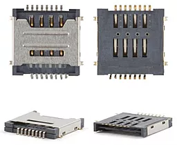 Коннектор SIM-карты Lenovo S660 на две SIM-карты, тип 1