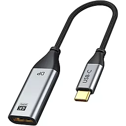 Видео переходник (адаптер) USB Type-C - DisplayPort v1.2 4k 60hz 0.15m black (CP13A) Cabletime - фото Видео переходник (адаптер) USB Type-C - DisplayPort v1.2 4k 60hz 0.15m black (CP13A) Cabletime