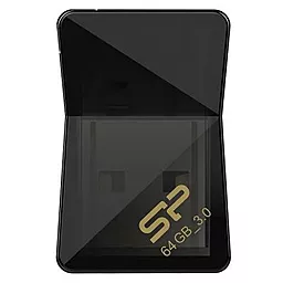 Флешка Silicon Power Jewel J08 64GB USB 3.0 (SP064GBUF3J08V1K) Black - фото Флешка Silicon Power Jewel J08 64GB USB 3.0 (SP064GBUF3J08V1K) Black