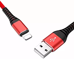 USB Кабель ExtraDigital Flexible Lightning Cable Red