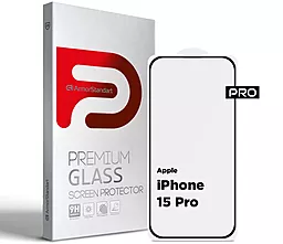 Защитное стекло ArmorStandart Pro для Apple iPhone 15 Pro (ARM71484) - фото Защитное стекло ArmorStandart Pro для Apple iPhone 15 Pro (ARM71484)