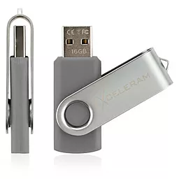 Флешка Exceleram 8GB P1 Series USB 2.0 (EXP1U2SIG08) Gray - мініатюра 3