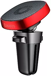 Держатель магнитный Baseus Privity Series Pro Air outlet Magnet Bracket Red (SUMQ-PR09) - фото Держатель магнитный Baseus Privity Series Pro Air outlet Magnet Bracket Red (SUMQ-PR09)