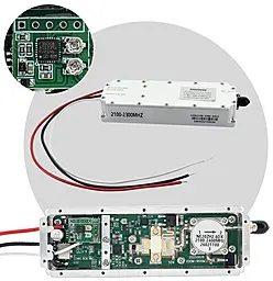 Модуль помех 2100-2300 MHz, Gan 50W, 47 dBm, SMA (цифровой микроконтроллер ARM, LoRa) - фото Модуль помех 2100-2300 MHz, Gan 50W, 47 dBm, SMA (цифровой микроконтроллер ARM, LoRa)