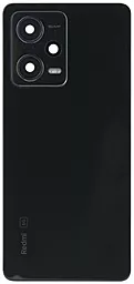 Задня кришка корпусу Xiaomi Redmi Note 12 Pro 5G зі склом камери Original Onyx Black (Midnight Black)