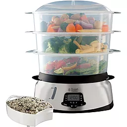 Пароварка Russell Hobbs Healthy 3 Tier Digital 23560-56