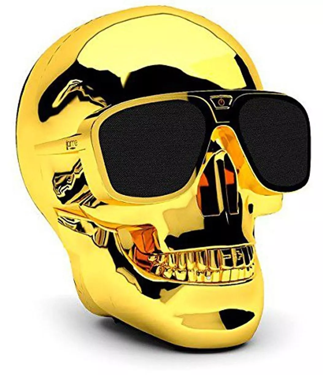 Колонки акустические Jarre AeroSkull Nano Chrome Gold - фото 1