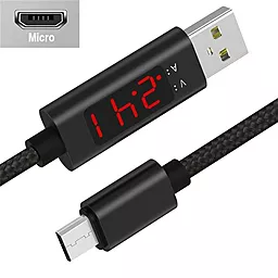 Кабель XoKo USB-A - micro USB 12w 2.4a 1.5м cable Black (SC-150m) - фото Кабель XoKo USB-A - micro USB 12w 2.4a 1.5м cable Black (SC-150m)