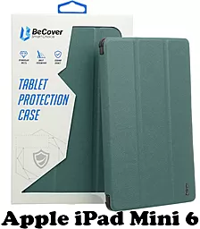 Чехол для планшета BeCover для Apple iPad mini 6 Dark Green (707521) - фото Чехол для планшета BeCover для Apple iPad mini 6 Dark Green (707521)
