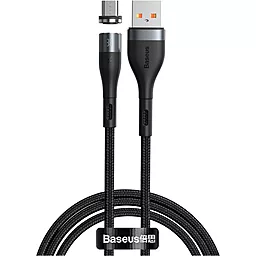 Кабель Baseus Zinc Magnetic Safe Fast Charging USB-A - micro USB 10.5w 1м cable Gray/Black (CAMXC-KG1) - фото Кабель Baseus Zinc Magnetic Safe Fast Charging USB-A - micro USB 10.5w 1м cable Gray/Black (CAMXC-KG1)