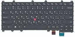 Клавиатура для ноутбука Lenovo ThinkPad Yoga 260 460 с подсветкой  Black - миниатюра 2