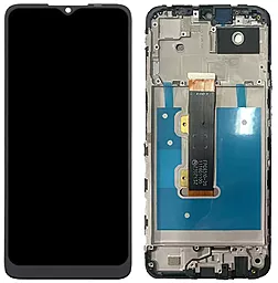 Дисплей Nokia G22 з тачскріном і рамкою, оригінал, Black - фото Дисплей Nokia G22 з тачскріном і рамкою, оригінал, Black