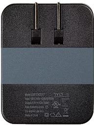 Сетевое зарядное устройство TYLT Wall Travel Charger 4,2A Dual USB Port Black-Gray (USBTC42BL-EUK) - миниатюра 4