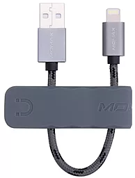 USB Кабель Momax Elit Link Lightning 0.18m Gray (DL5A)