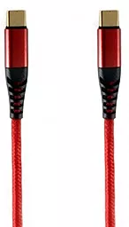 Кабель ExtraDigital Flexible USB Type-C - Type-C 15w 3a 1м PD cable Red - фото Кабель ExtraDigital Flexible USB Type-C - Type-C 15w 3a 1м PD cable Red
