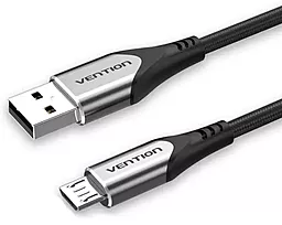 USB Кабель Vention Cotton Braided 12w 2.4a 1.5m micro USB cable gray (COAHG)