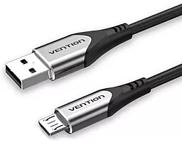 Кабель Vention Cotton Braided USB-A - micro USB 12w 2.4a 1.5м cable Gray (COAHG) - фото Кабель Vention Cotton Braided USB-A - micro USB 12w 2.4a 1.5м cable Gray (COAHG)