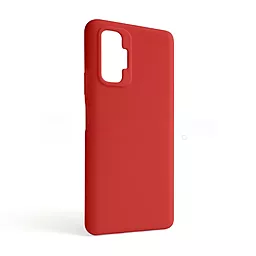 Чехол Silicone Case Full для Xiaomi Redmi Note 10 Pro Red (no logo)
