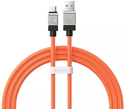 USB Кабель Baseus CoolPlay Series 100w 5a USB Type-C сable orange (CAKW000607)