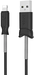 Кабель USB Hoco X24 Pisces Charged Lightning Cable Black
